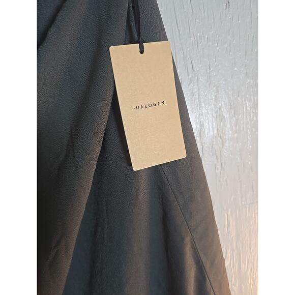 NWT Halogen Plus XL Skirt Gray Business Casual Office Fall Winter Midi Swing - Picture 3 of 6